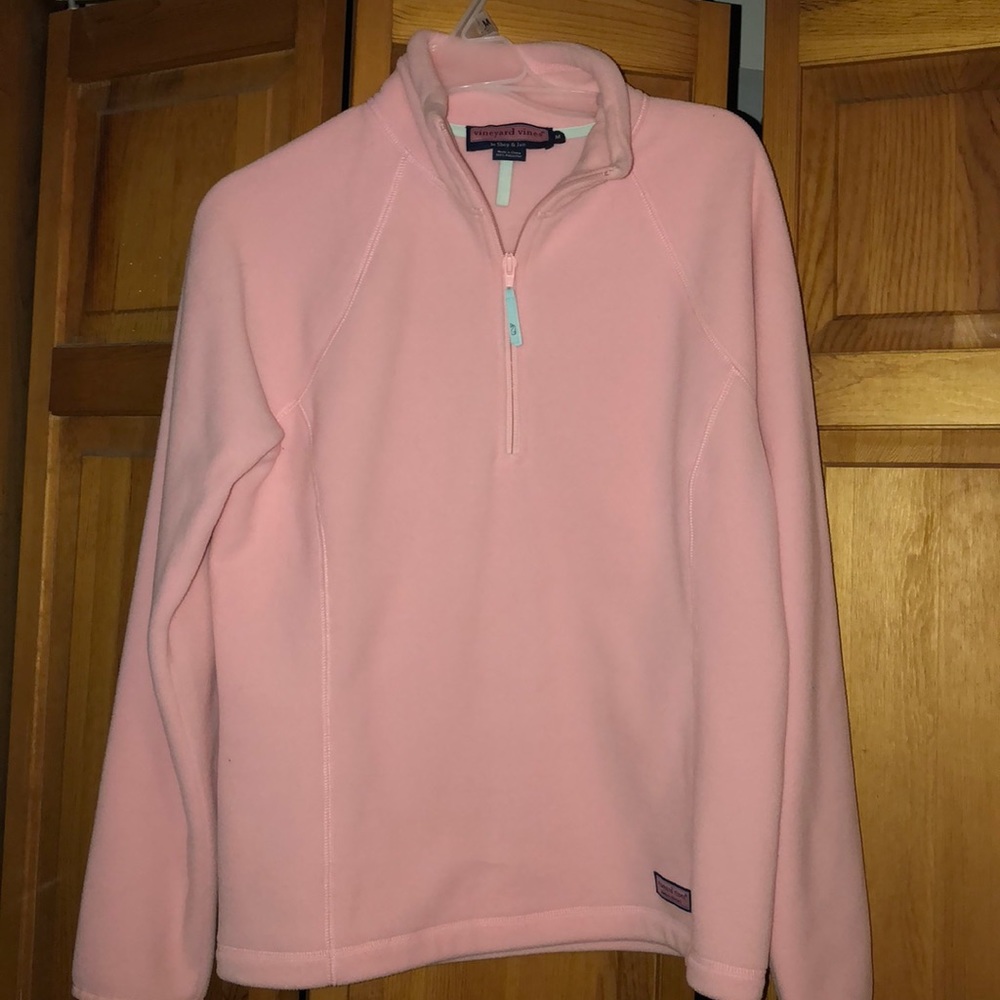 Vineyard Vines Pink Fleece- Size Medium